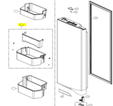AAP73851902 / MAN62870301  LG FRIDGE DOOR SHELF/BIN-GF-5L712PL, GF-L708PL