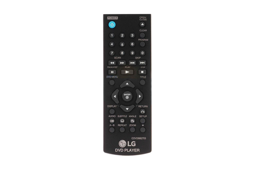 COV33662703 LG DVD REMOTE CONTROL-DP122,DV380/480/550/632