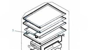 KIEHJ3428 MITSUBISHI ELEC FRIDGE 2 PART SHELF-FRONT HALF