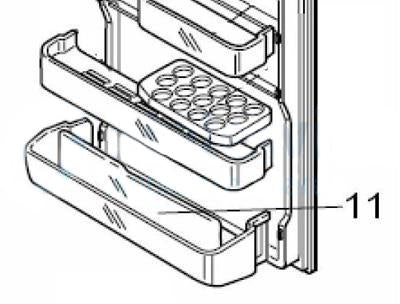 KIEP89124 MITSUBISHI ELEC FRIDGE DOOR BOTTLE SHELF-NEW