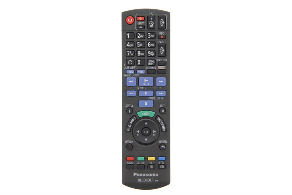 N2QAYB001077 PANASONIC BLURAY DVD RECORDER REMOTE-DMRHWT260/560