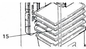 KIEME5428 MITSUBISHI ELEC FRIDGE FRONT OF SPLIT SHELF