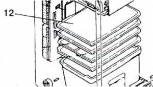 KIEME5484 MITSUBISHI ELEC FRIDGE ELEVATED SHELF